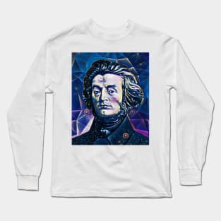 Adam Mickiewicz Portrait | Adam Mickiewicz Artwork 5 Long Sleeve T-Shirt